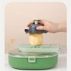 Oval-Shaped Vegetable Cutter - Ergonomic Kitchen Tool for Precise Slicing, Safe & Comfortable Grip