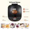 VEVOR Bread Maker, 19-in-1 2LB Dough Machine, Nonstick Ceramic Pan Automatic Breadmaker with Gluten Free Setting, Whole Wheat Bread Making, Digital